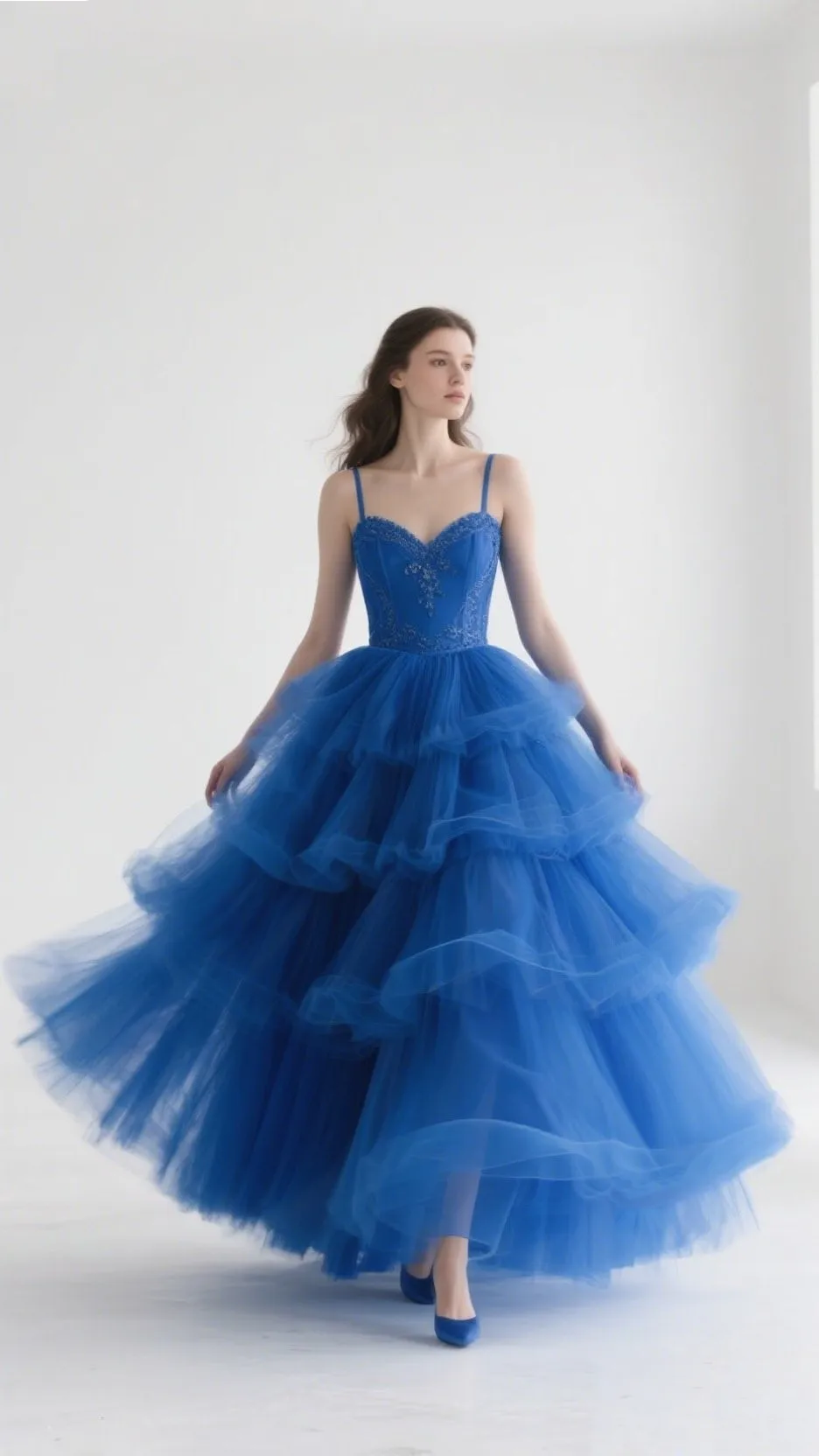4. The Royal Blue Tulle Dream â âFloating Cloudâ