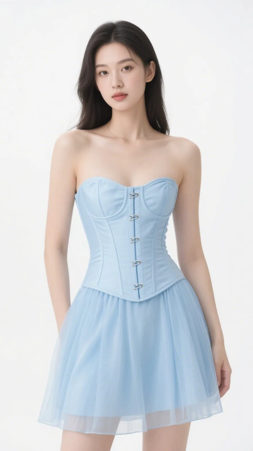 9. The Powder Blue Corset Mini â âFairytale Glowâ