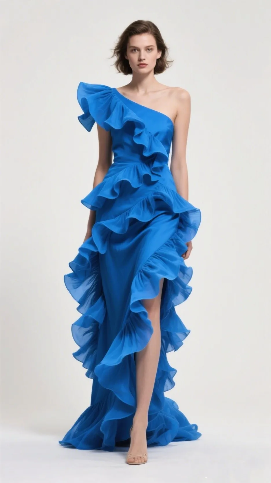 10. The Indigo Ruffle Dress â âWaves in Motionâ