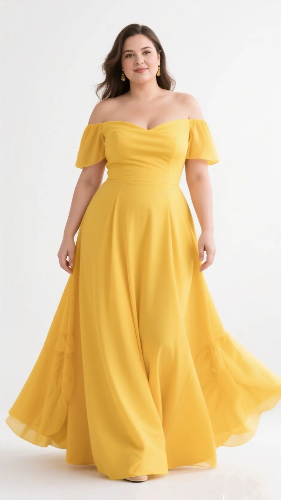 2. The Off-Shoulder Fit-and-Flare â âRadiant Romanceâ