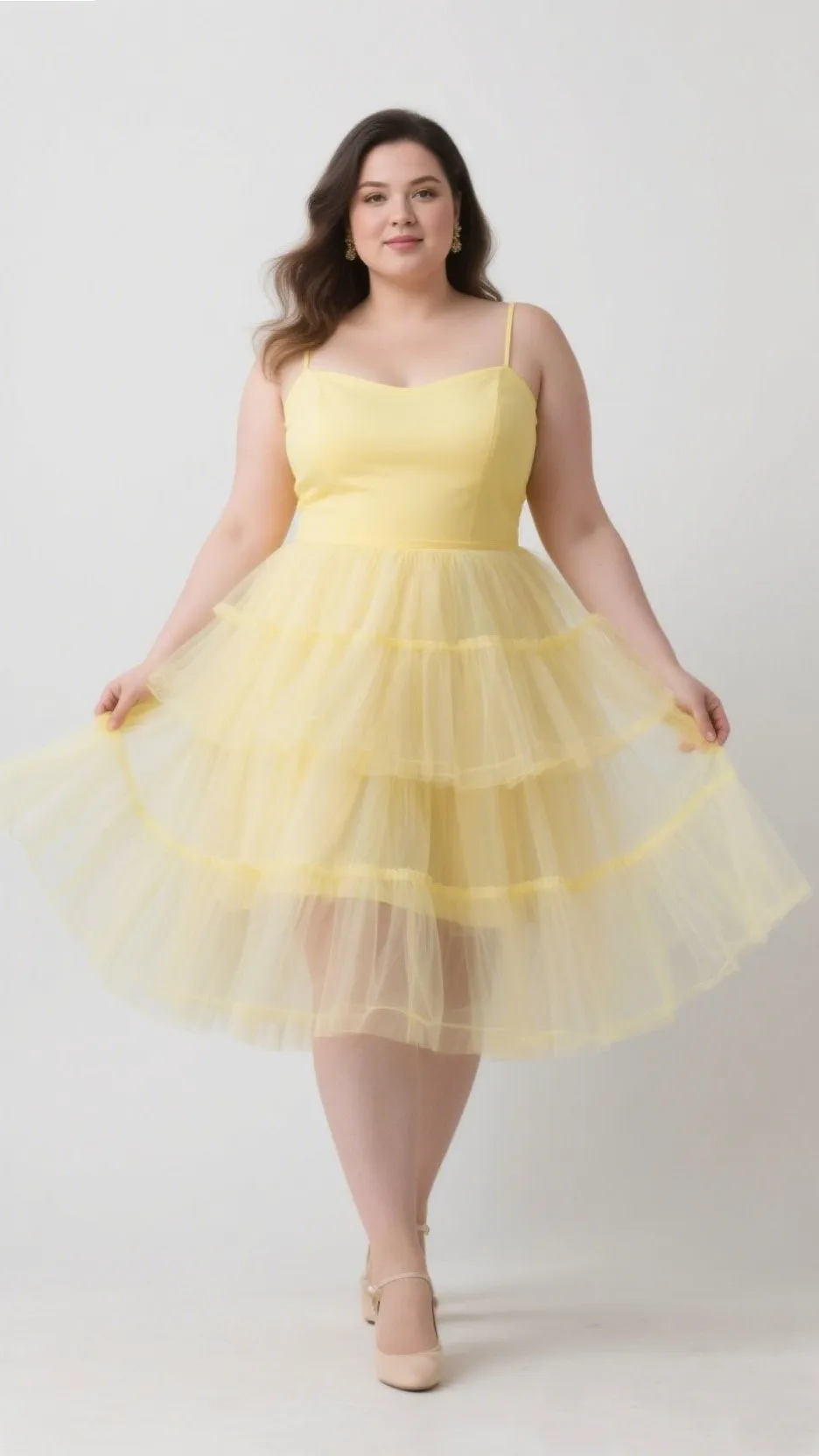 3. The Yellow Tulle Layered Mini – “Sunshine Princess”