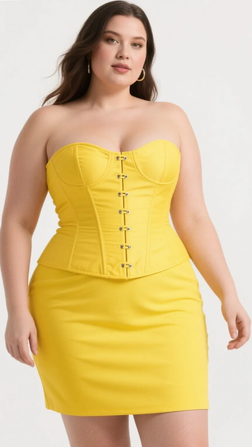 8. The Strapless Corset Mini â âBold Glowâ