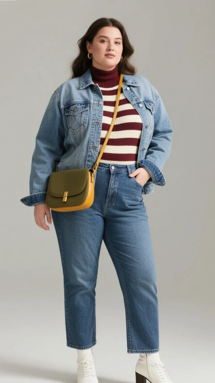 6. The Denim Jacket Double Denim ๐๐