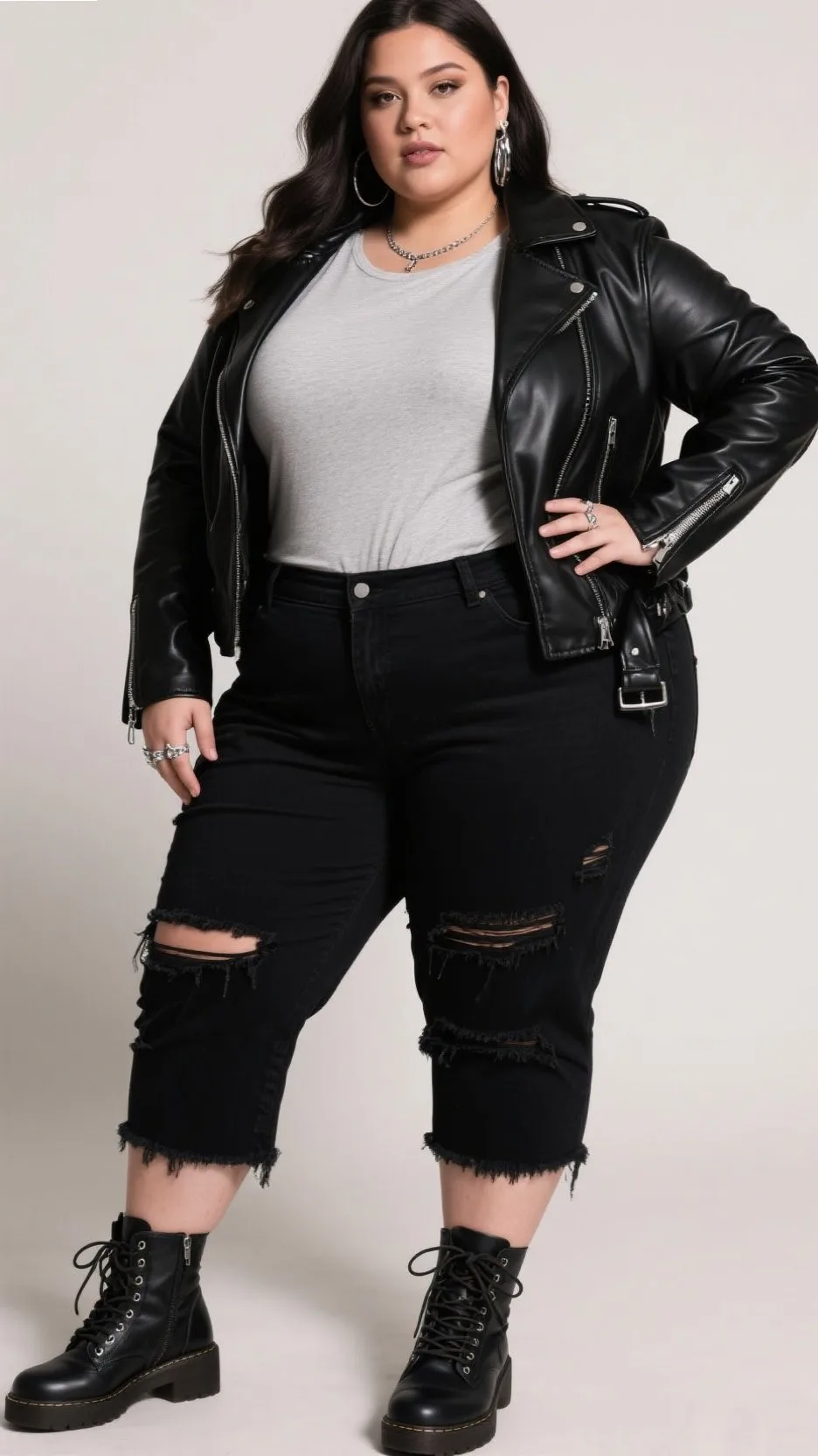9. The Edgy Moto Jacket Look ๐คโก