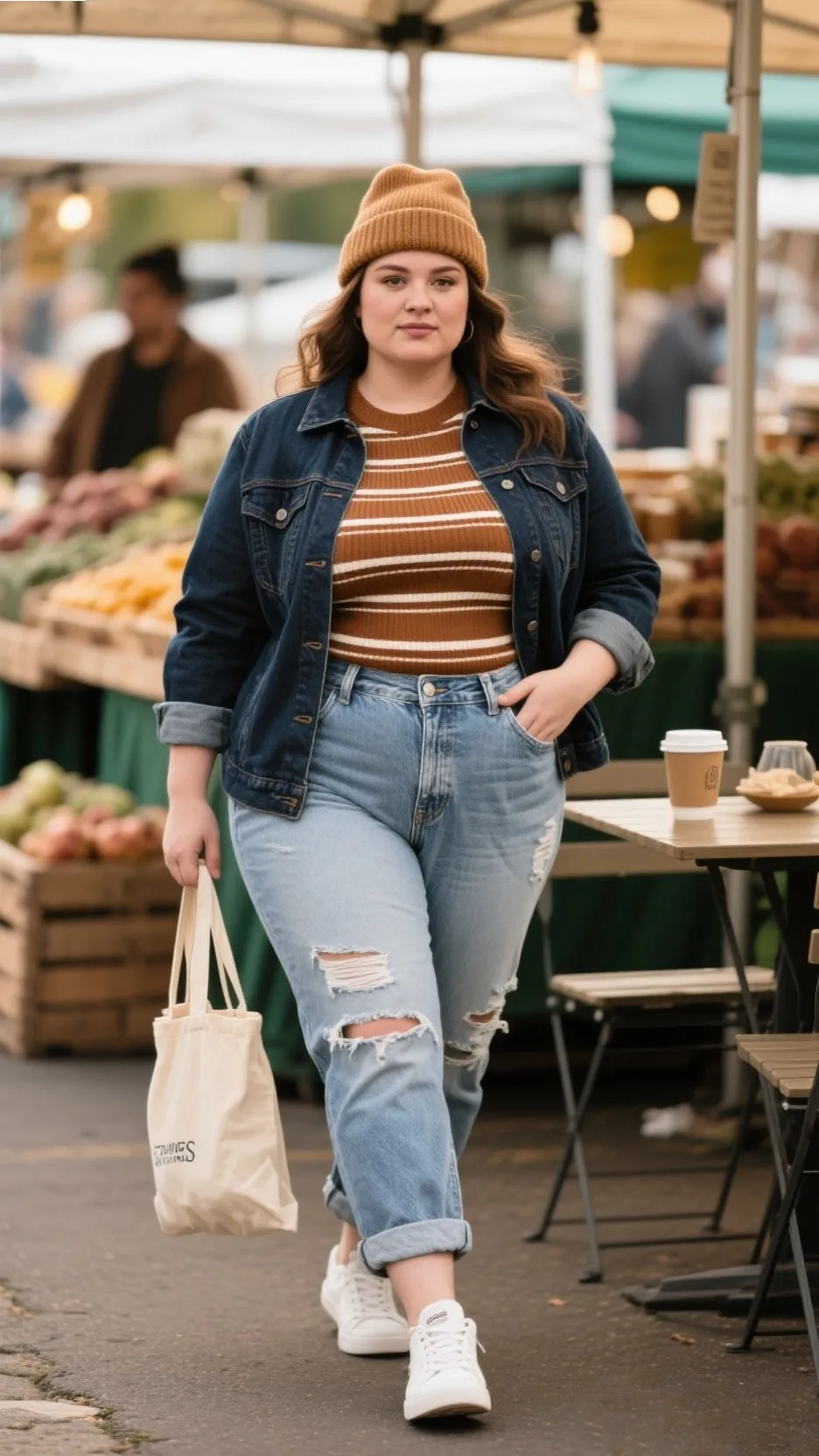 5. The Casual Weekend Double Denim 🍂☕