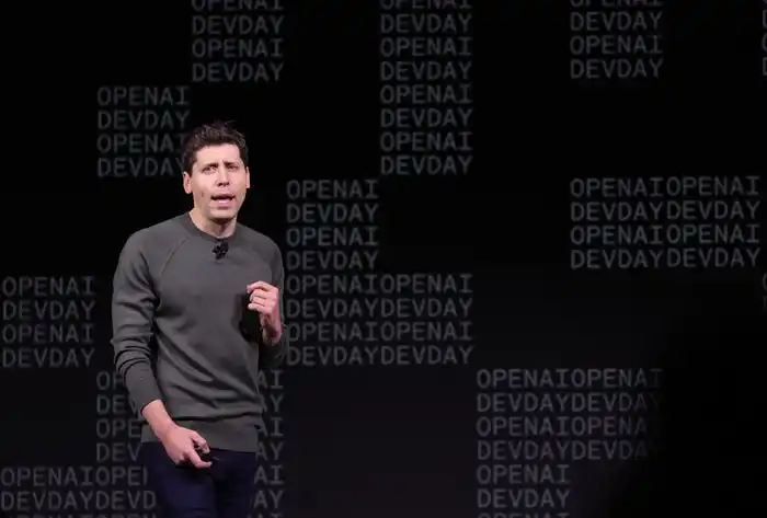 Sam Altman, OpenAI’s CEO, at a conference.