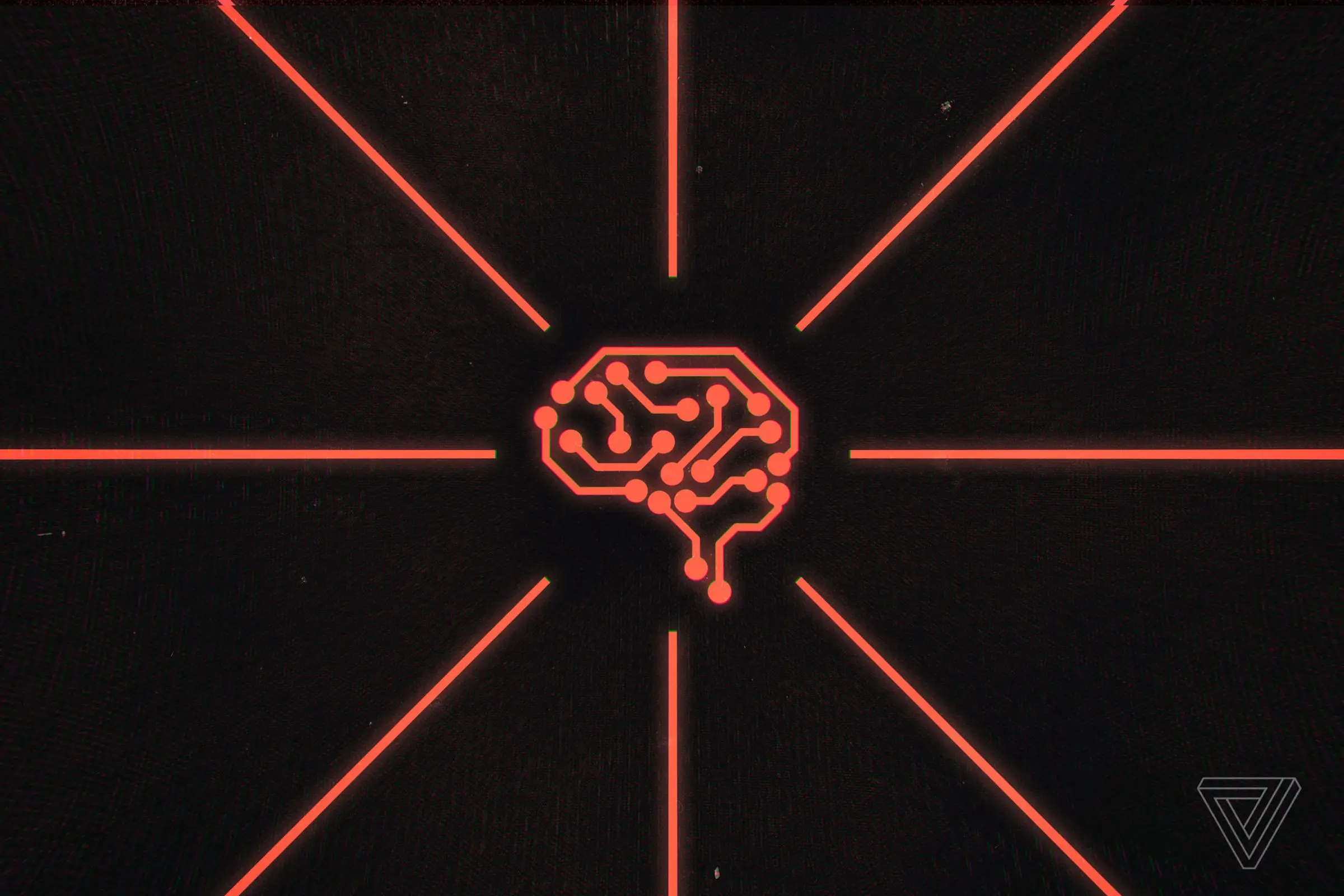 An image showing a graphic of a brain on a black background