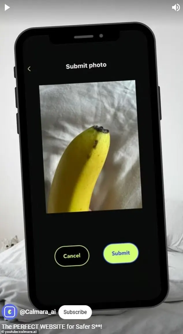 Experts have raised the alarm over huge privacy issues, claiming there is no way to ensure consent or secure data storage, like this mock picture taken of a banana