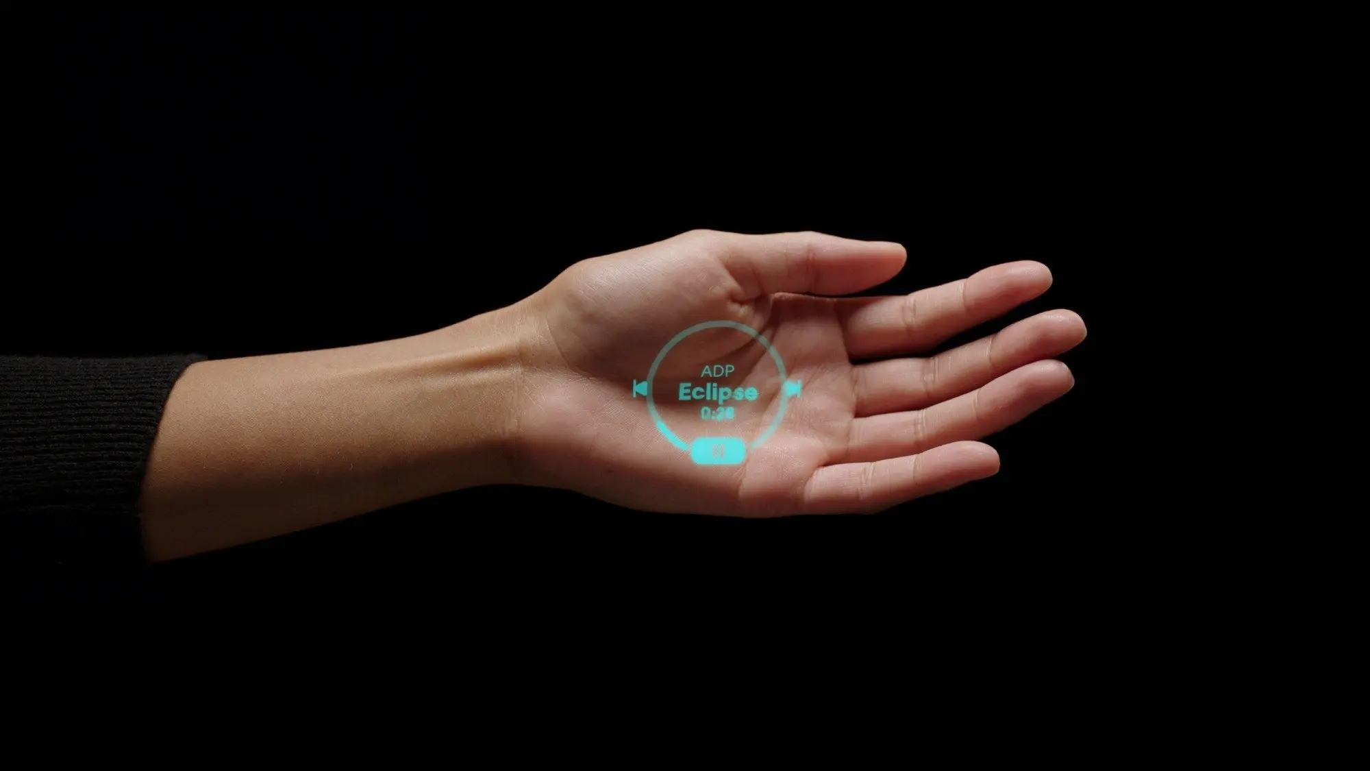 Humane Ai Pin palm projection